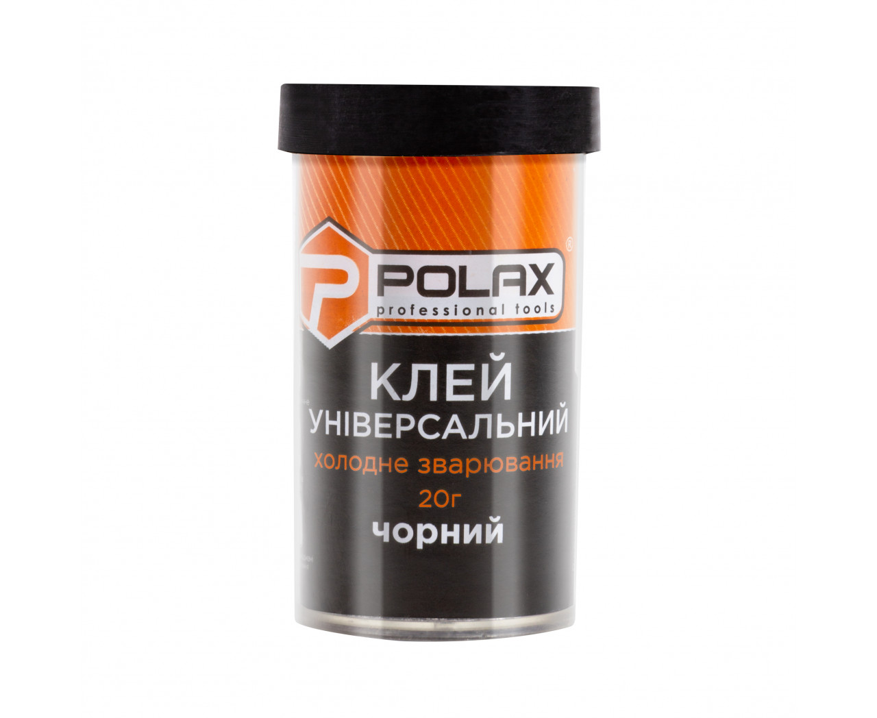Клей универсальный Polax холодная сварка, чёрный 20 гр (32-057)