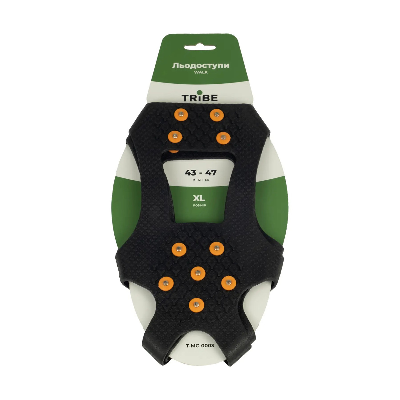 Ледоступы для обуви Tribe Walk T-MC-0003 L/XL (43-47) Черный