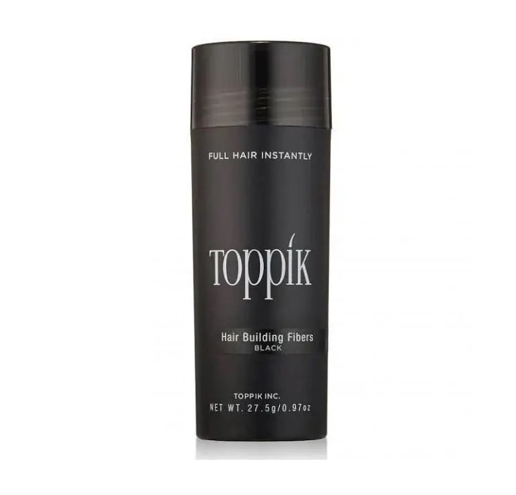 Загуститель для волос пудра Toppik Hair Building Fibers черный black 27.5 г (b-01)