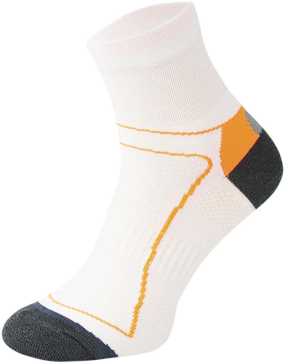 Шкарпетки Comodo BIK1 Білий/Помаранчевий (COMO-BIK1-02-4346)