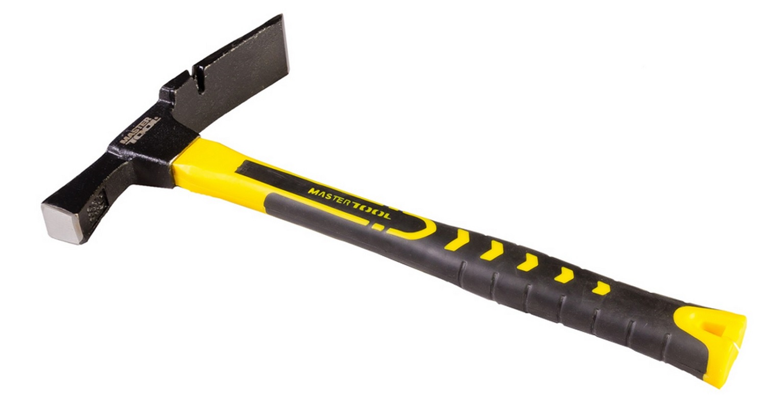Молоток каменщика MASTERTOOL 600 г HRC60 380 мм Yellow and Black (02-0124)