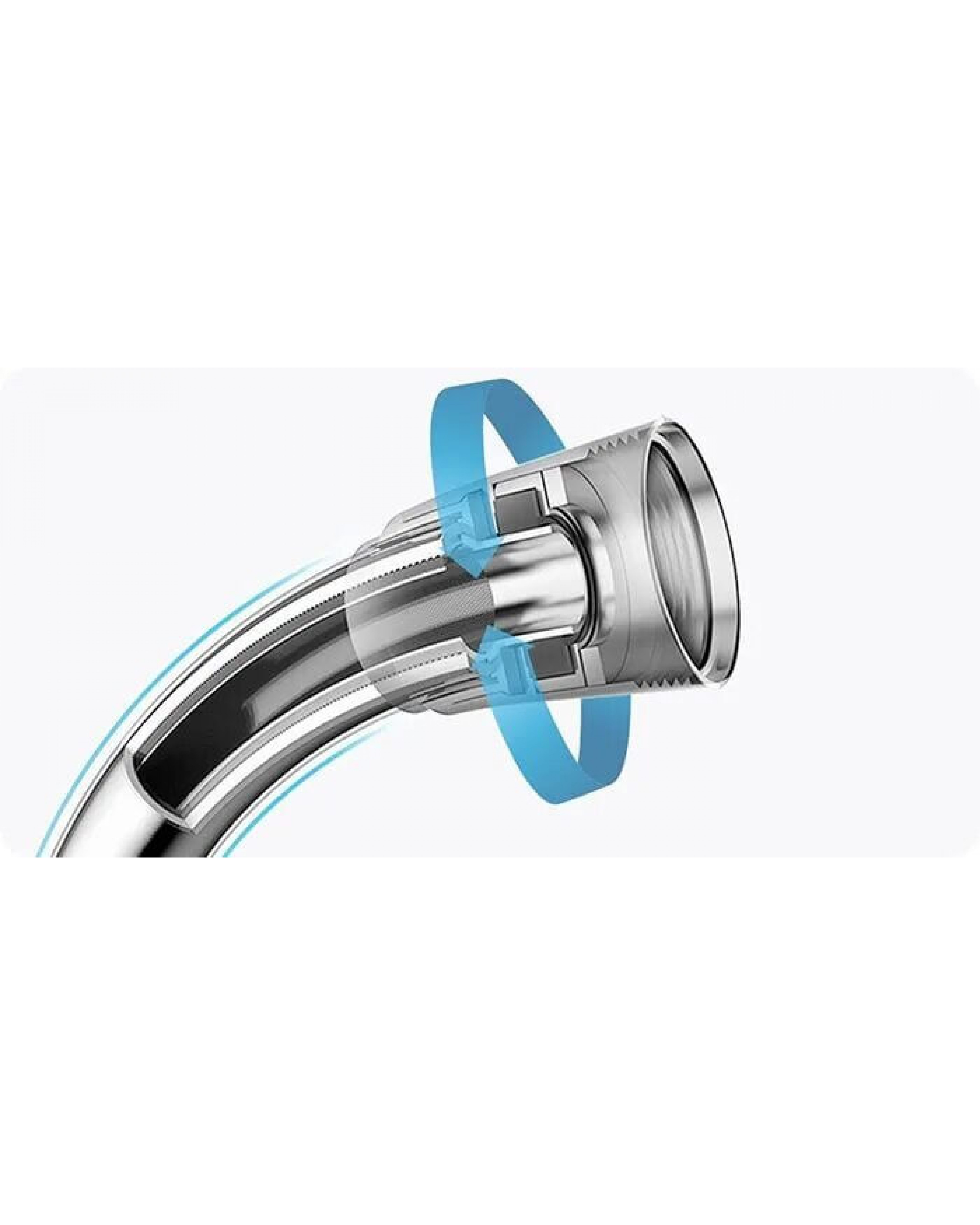 Шланг для душа DiiiB Shower Hose 160 см Silver (DXRG001)
