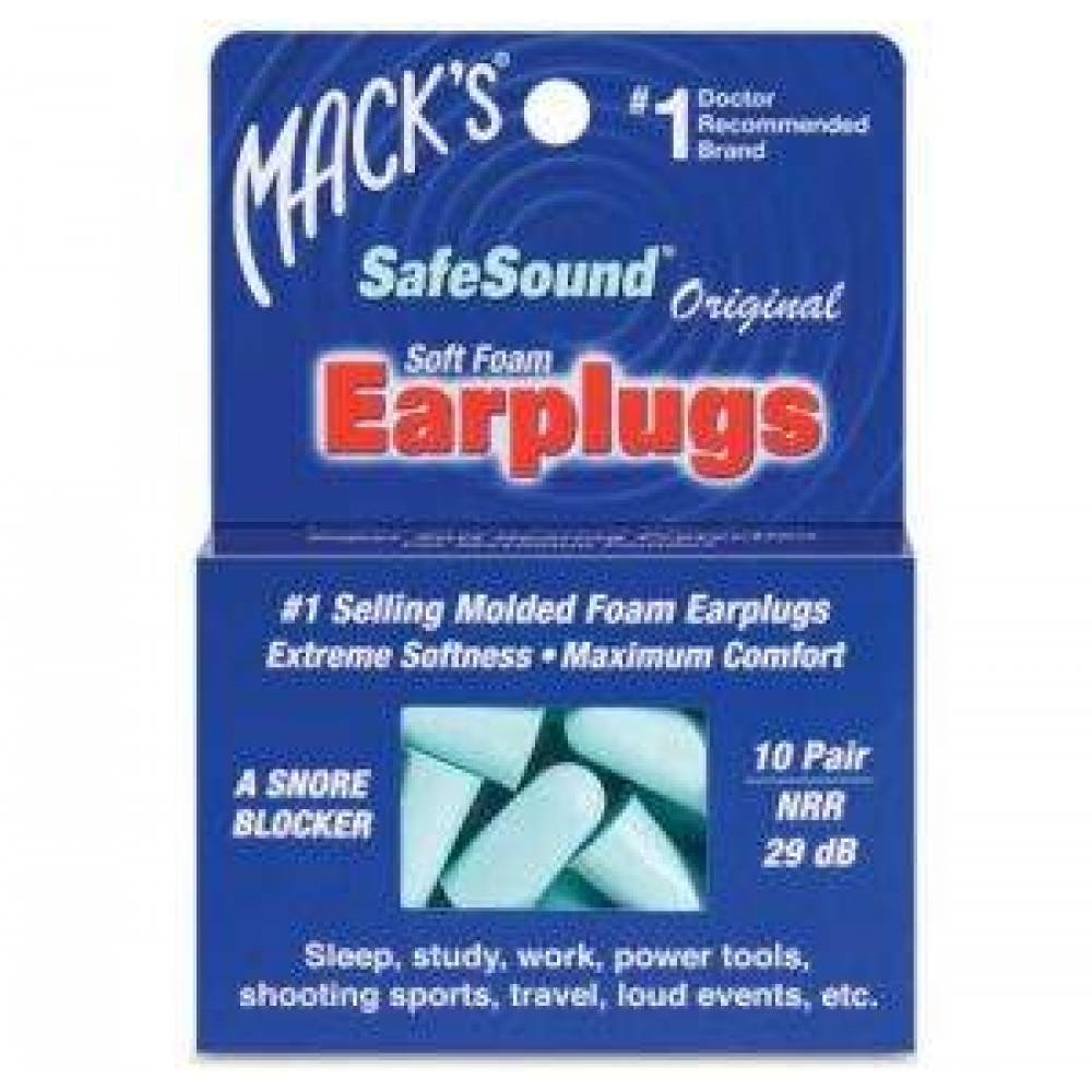 Беруши MACK`S Original Safe Sound мягкие 10 пар