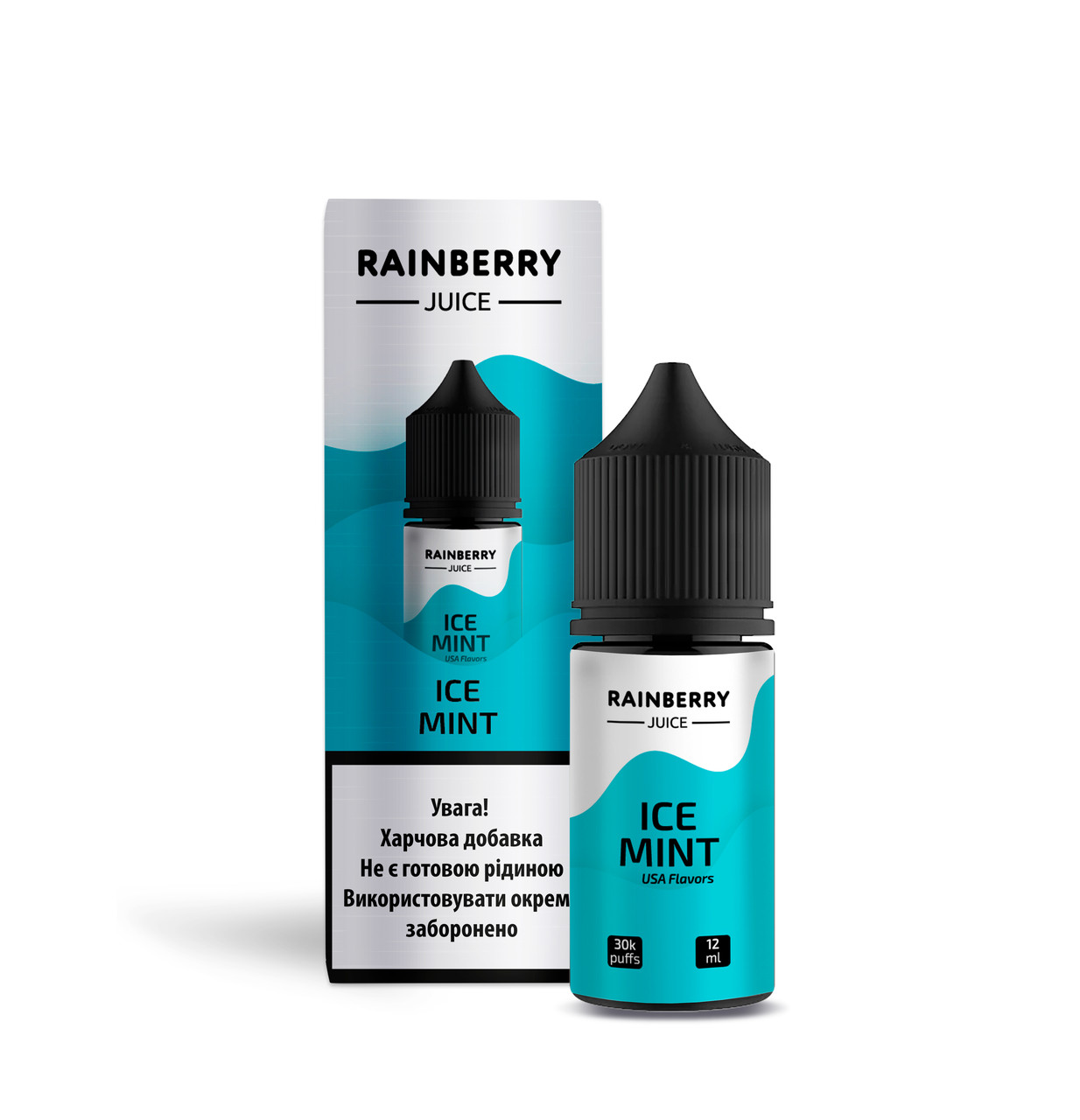 Набор компонентов для самозамеса солевой жидкости FlavorLab Rainberry Juice 30 мл Ice Mint 0-50 мг (17677-hbr)