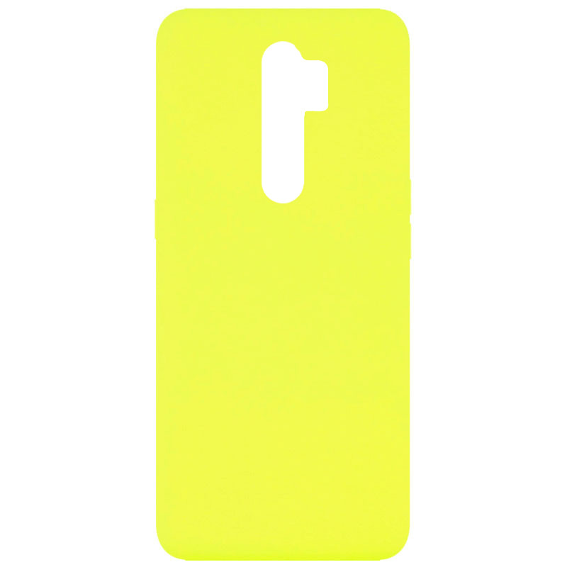 Чехол Silicone Cover Full without Logo (A) для Oppo A5 (2020) (Желтый / Flash) 1081135