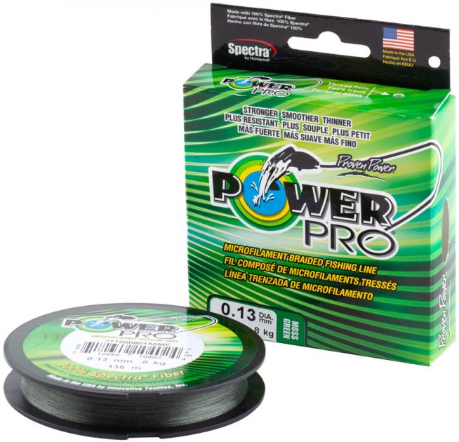 Шнур Power Pro Moss Green 275m 0.10mm 11lb/5.0kg (1013-2266.35.66)