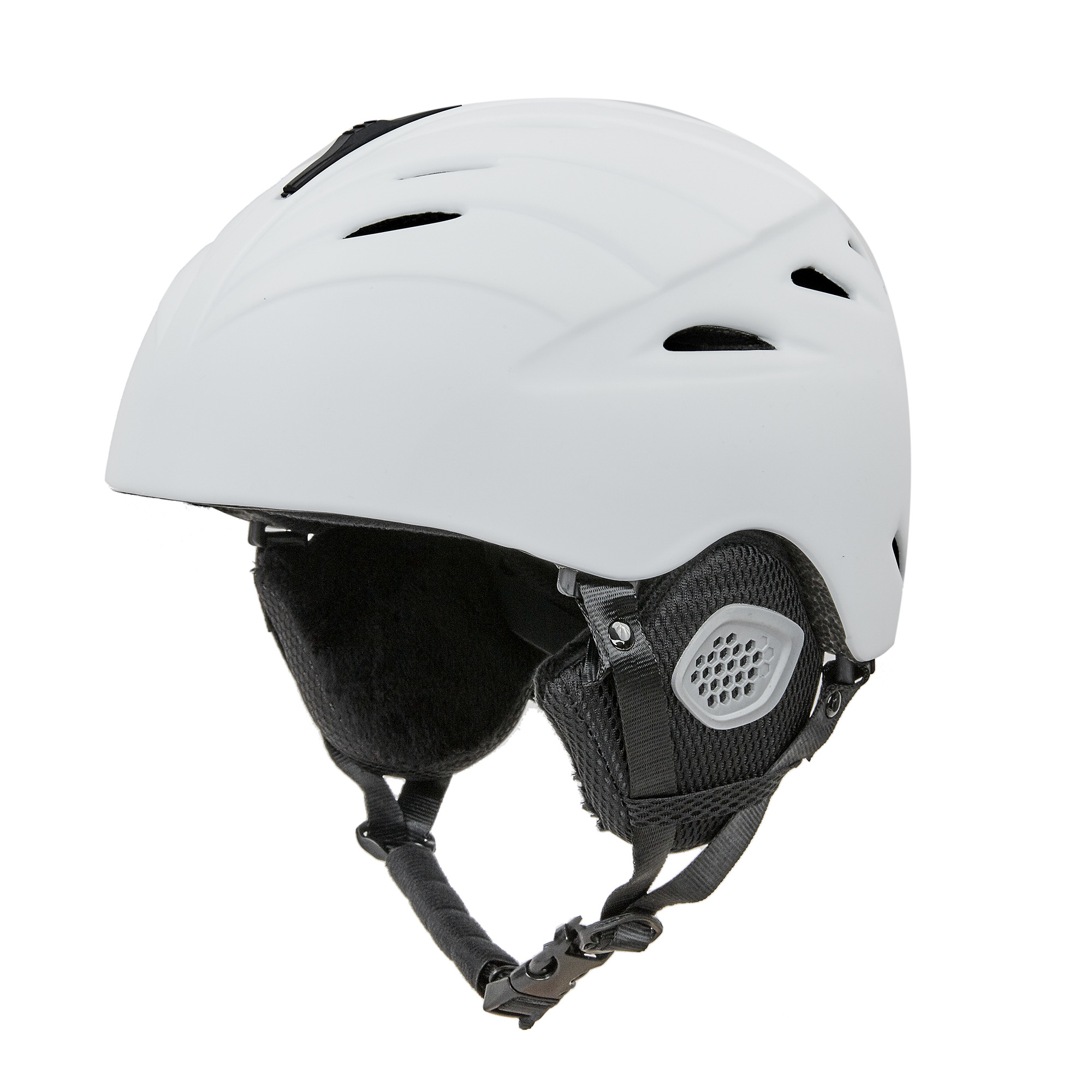 Шлем горнолыжный с механизмом регулировки MOON MS-6295 PC p-p M 55-58 Белый