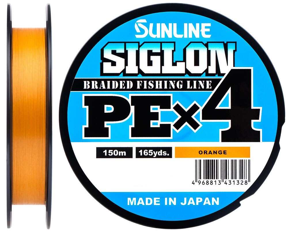 Шнур Sunline Siglon PE н4 150m #1.7/0.223mm 30lb/13.0kg Помаранчевий (1013-1658.09.35)