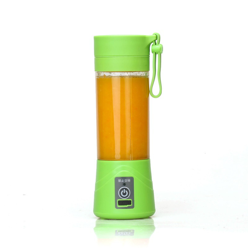 Портативный аккумуляторный блендер SUNROZ Smoothie Maker 380 мл Зеленый (SUN1216)