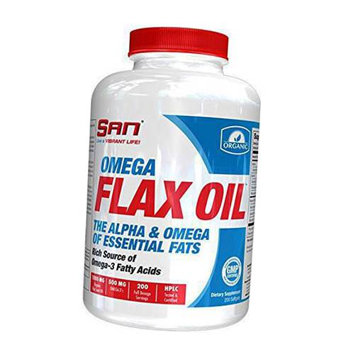 Органічне Лляне масло, Omega Flax Oil, San 200 (67091001)