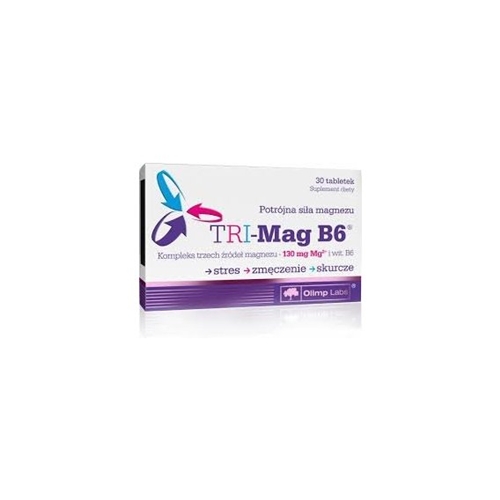 Микроэлемент Магний для спорта Olimp Nutrition TRI-Mag B6 30 Tabs