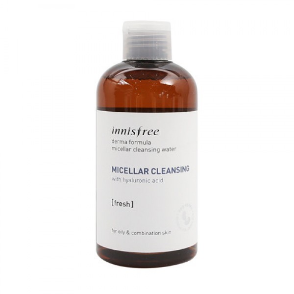 Міцелярна вода з гіалуроновою кислотою Innisfree Derma Formula Micellar Cleansing Water Fresh 250 мл (8809612864503)