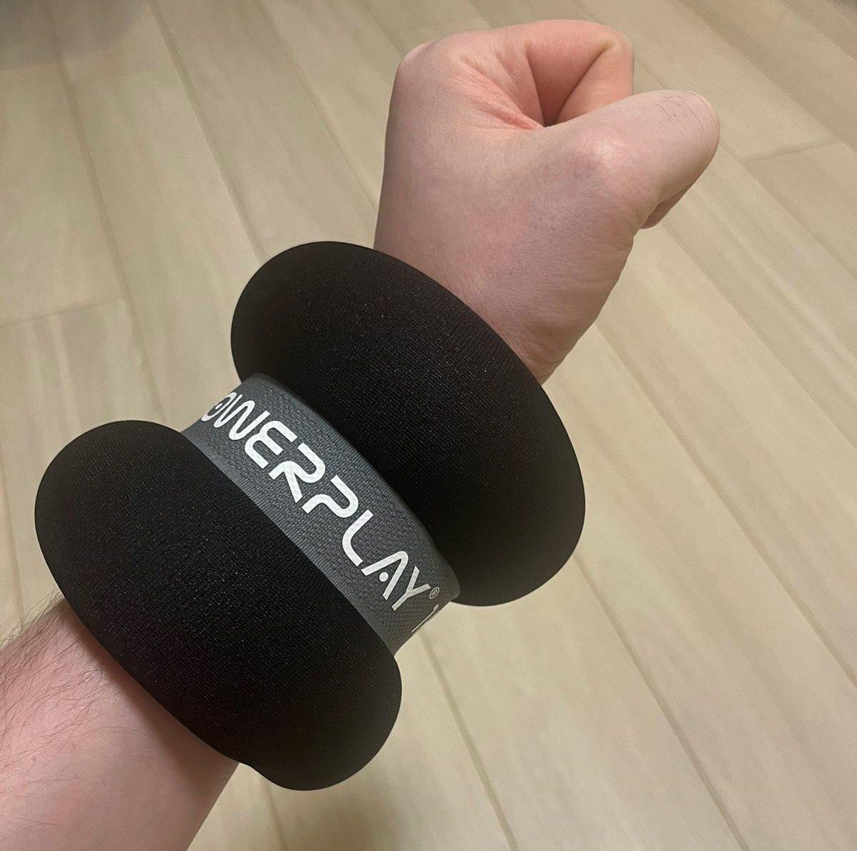 Утяжелители-манжеты для ног и рук PowerPlay PP-4349 Ankle Wrist Weights 2 кг 2 шт Черный