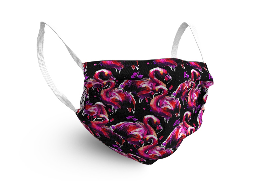 Маска для лица Geronimo flamingo 3017 One size Фламинго (3800999007816)