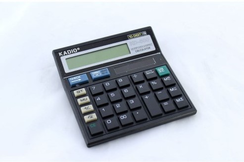 Калькулятор настільний Kadio KD500 Чорний (opw45016)
