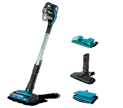 Акумуляторний пилосос Philips SpeedPro Max Aqua FC6903/01 Сіро-бірюзовий (F00169912)