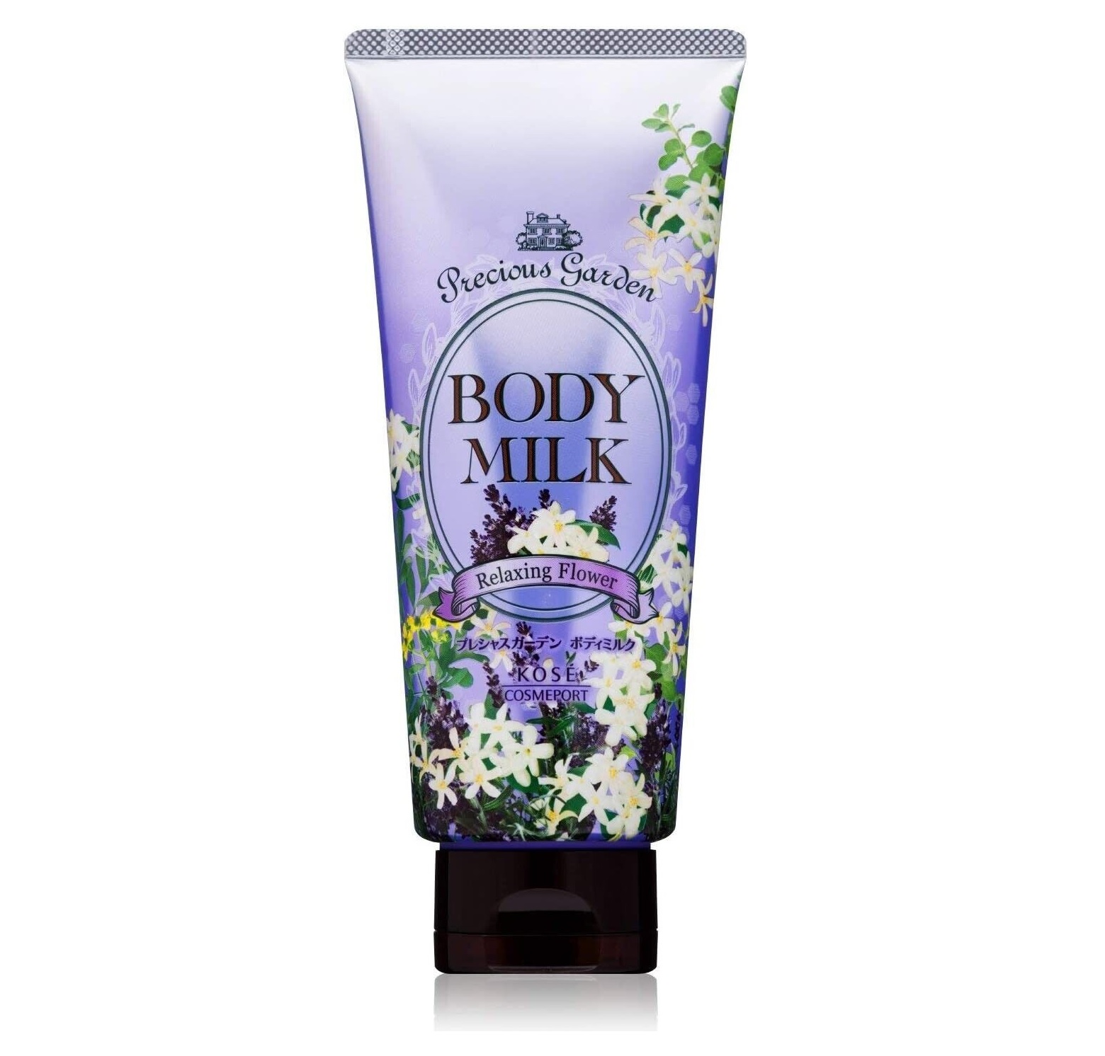 Молочко для тіла з ароматом лаванди та жасмину Kose Cosmeport Precious Garden Body Milk Relaxing Flower 200 г