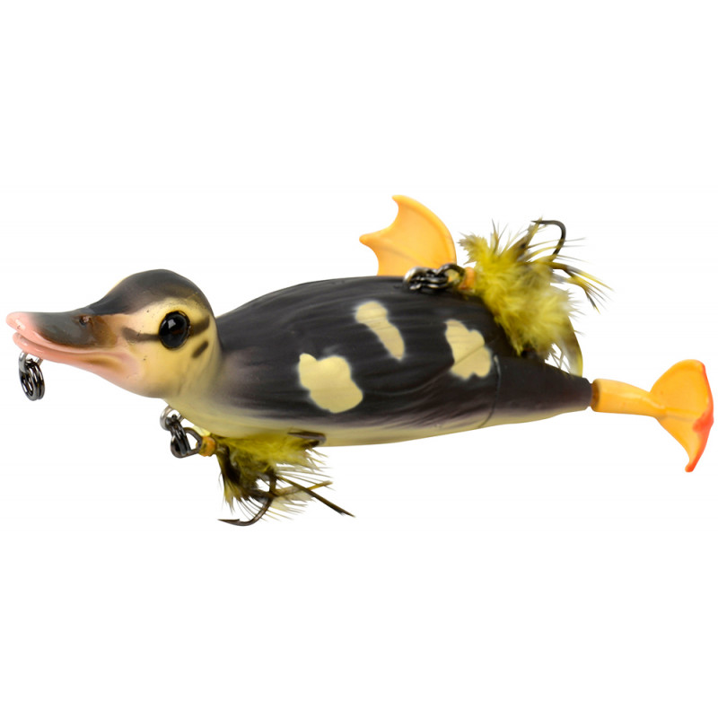 Воблер Savage Gear 3D Suicide Duck 150F 150mm 70.0g Черный/Желтый (1013-1854.02.50)