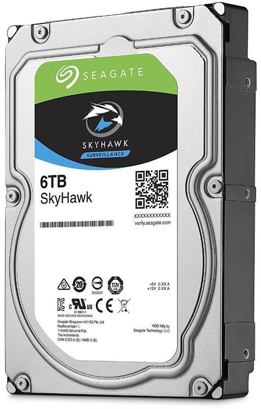 Накопичувач HDD SATA 6.0TB Seagate SkyHawk Surveillance 256GB (ST6000VX001)