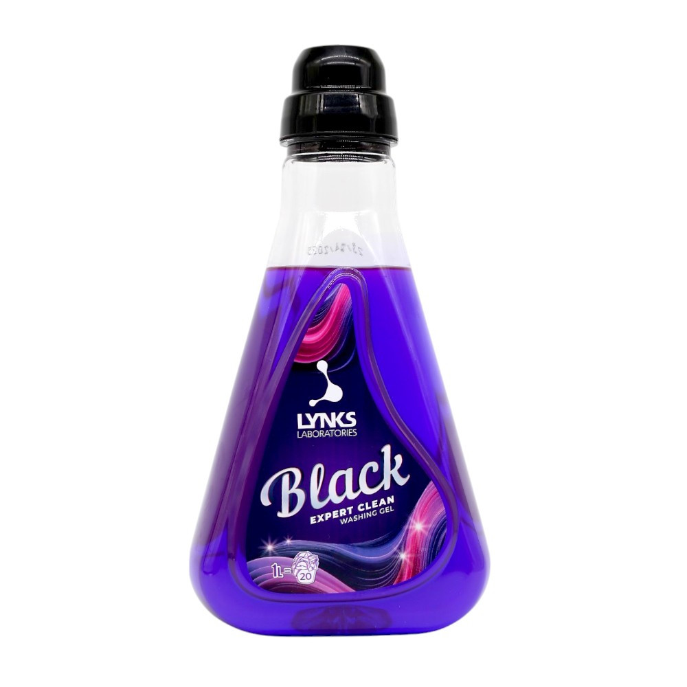 Гель для стирки черных и темных вещей Lynks Laboratories Black 1 л 16 стирок