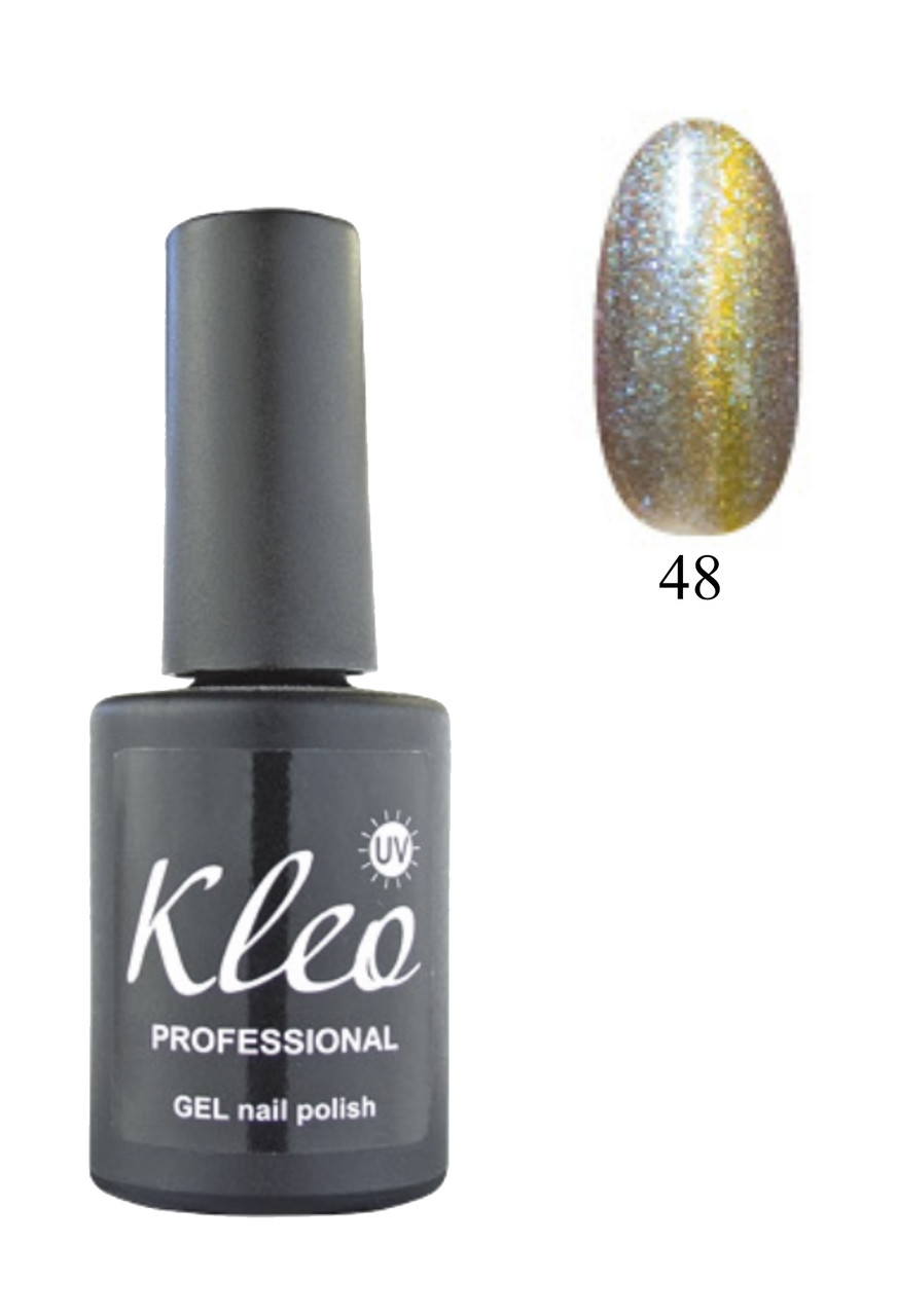 Гель-лак для нігтів Котяче око Kleo Professional Chameleon Cat eye gel 3D effect Колір 48 11 мл