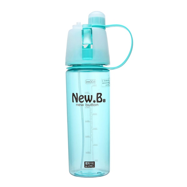 Пляшка для води New.B, 600 мл Блакитна (200629)