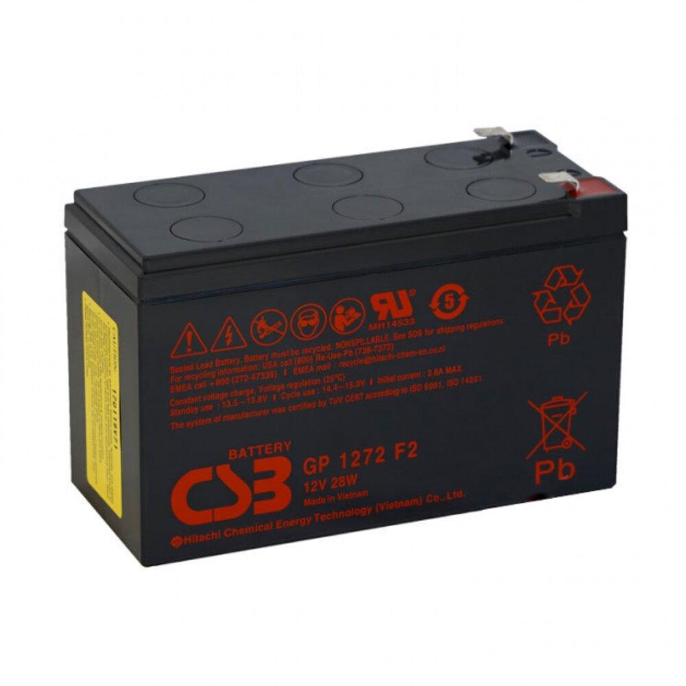 Акумуляторна батарея AGM CSB GP1272F2 12V 7.2Ah