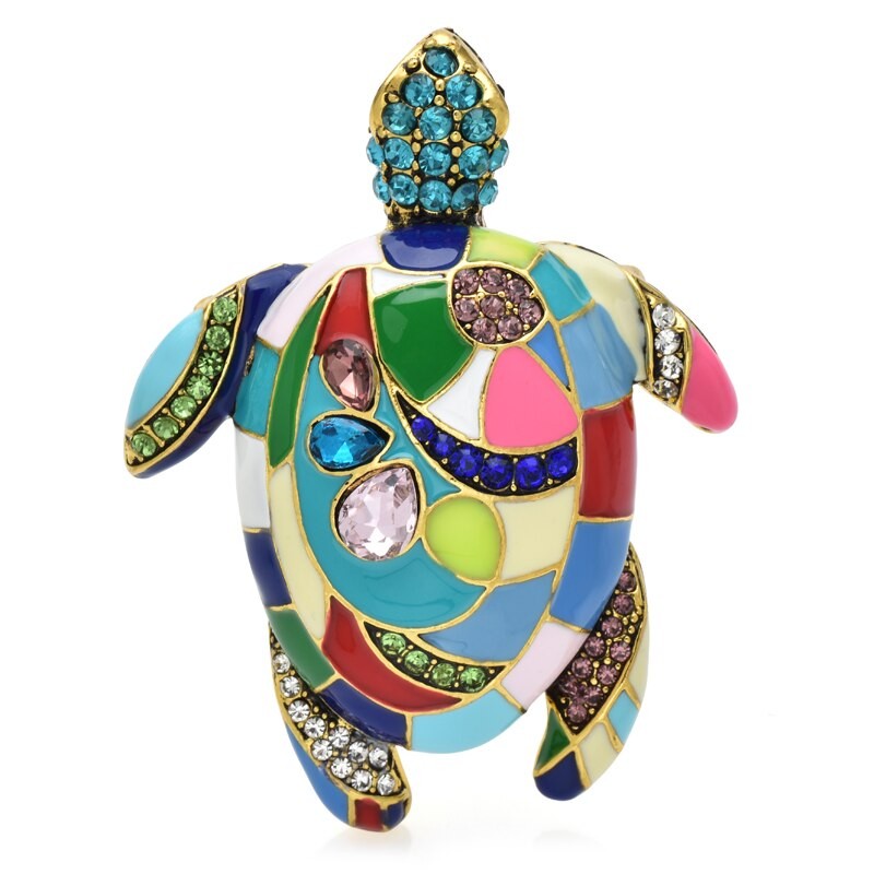 Брошь BROCHE Черепаха разноцветная BRBF113352