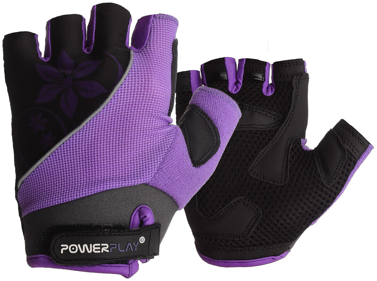 Велорукавички PowerPlay 5281 D S Фіолетові (5281D_S_Purple)