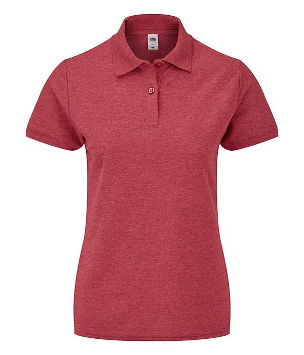 Поло Fruit of the loom 65/35 Polo Lady-Fit M Красный (63-212-0)