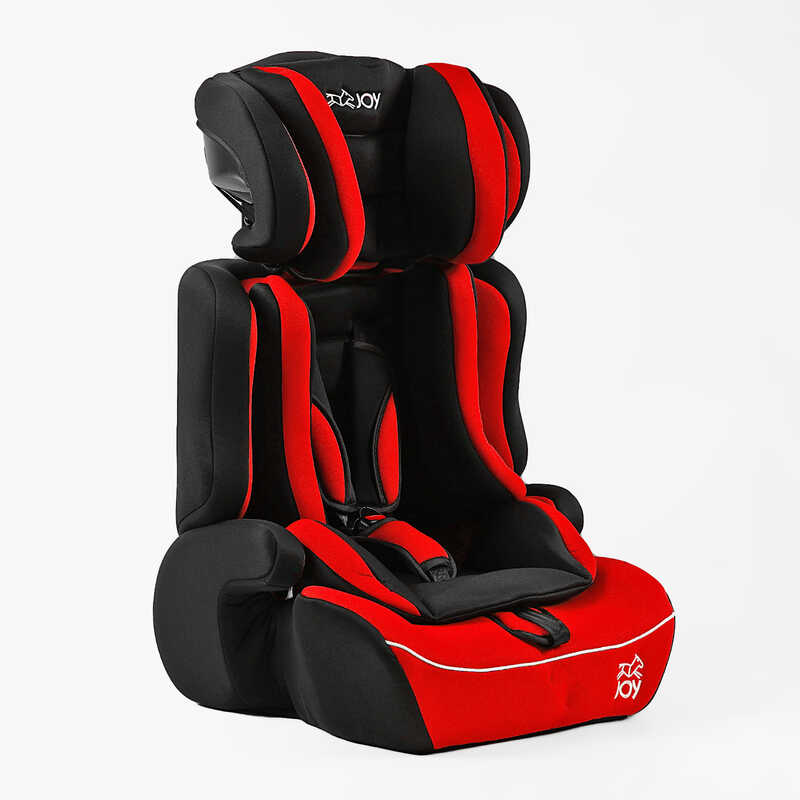 Автокресло универсальное с бустером Joy 1/2/3 9 - 36 кг Red and Вlack (148386)