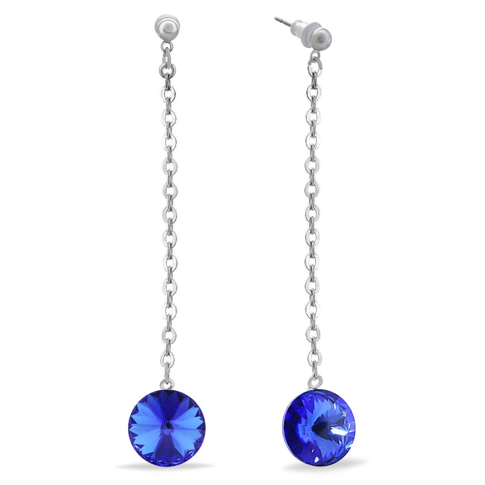 Сережки KOBI Rivoli Kolo на ретиск 12 мм зі Swarovski (7740-1074-06-32)
