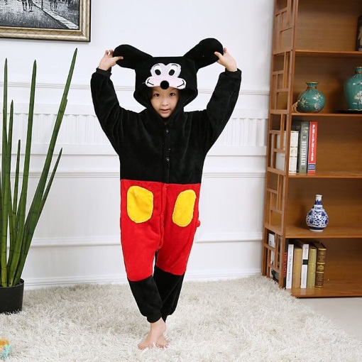 Пижама детская Kigurumba Микки Маус S - рост 105 - 115 см Черно-красный (K0W1-0083-S)