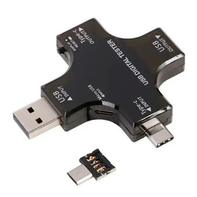 USB тестер емкости аккумуляторов Atorch J-7C Type-C MicroUSB