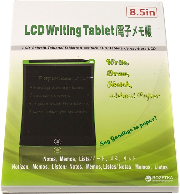 Графический планшет для рисования Psheko Writing Tablet 8.5" Green (PH050627)