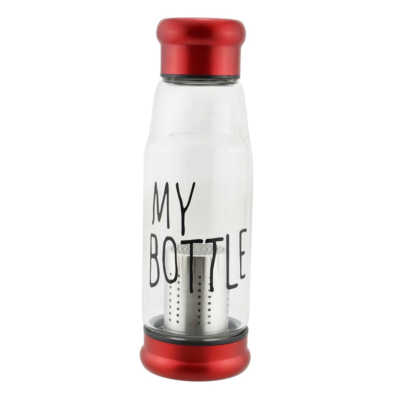Пляшка My Bottle із ситечком для заварки 550 мл Червоний (hub_np2_1303_1)