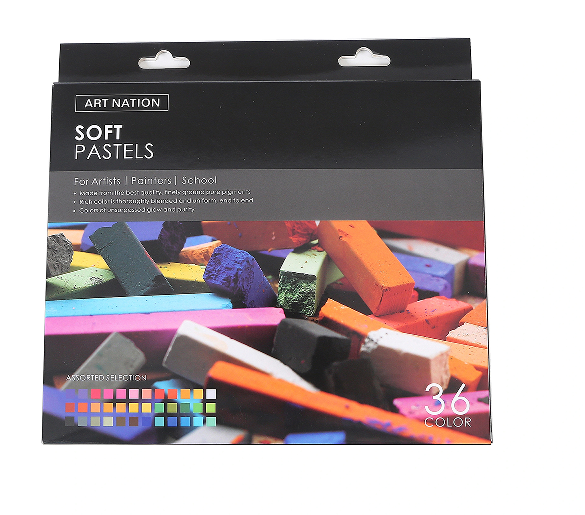 Художественная пастель Art Nation Soft pastel сухая мягкая 36 цветов