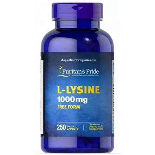 Лизин Puritan's Pride L-Lysine 1000 mg 250 Caplets