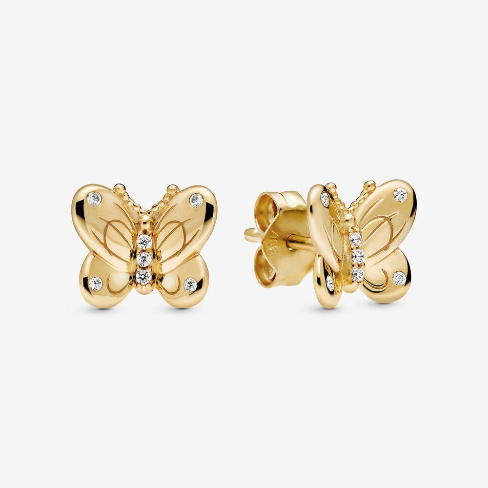 Срібні сережки No Brand Метелики 267921CZ (1713074954)
