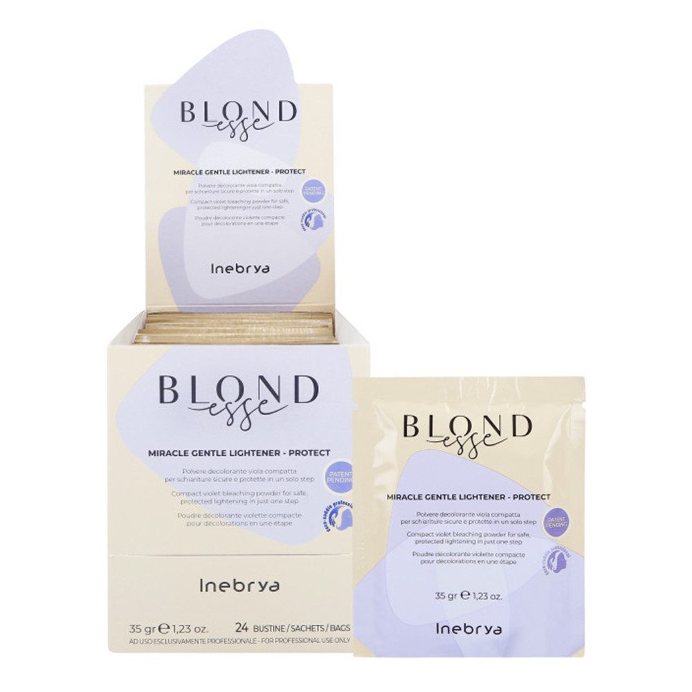 Обесцвечивающая пудра INEBRYA Blondesse Purple Bleaching Powder Compact 24х35 г (8008277262420)