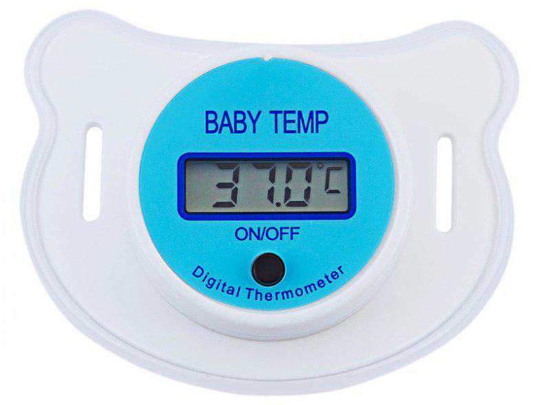 Дитячий цифровий електронний соска-термометр Baby Temp Pacifier градусник для малюків Синій