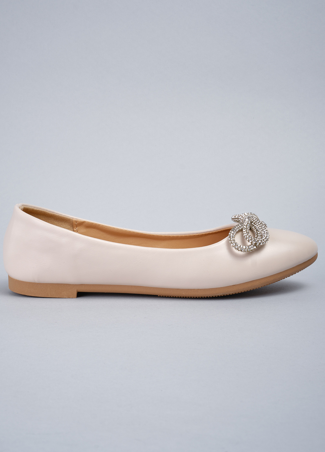 Балетки женские 343545 р.38 (23) Fashion Бежевый