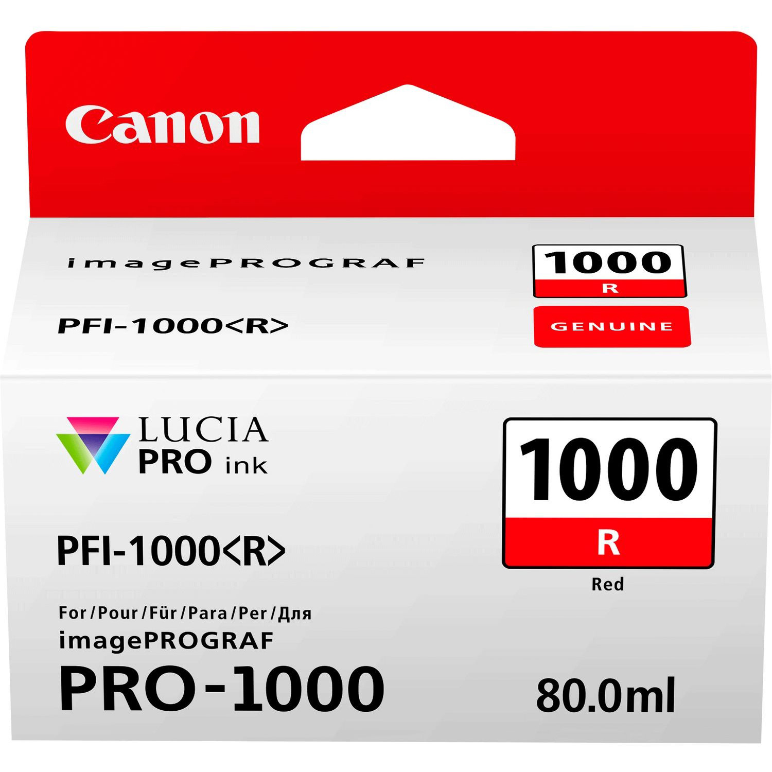 Картридж Canon PFI-1000 R Red (6623565)