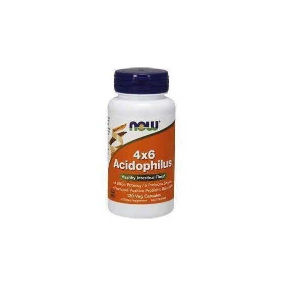 Пробиотик NOW Foods 4X6 ACIDOPHILUS 120 Veg Caps