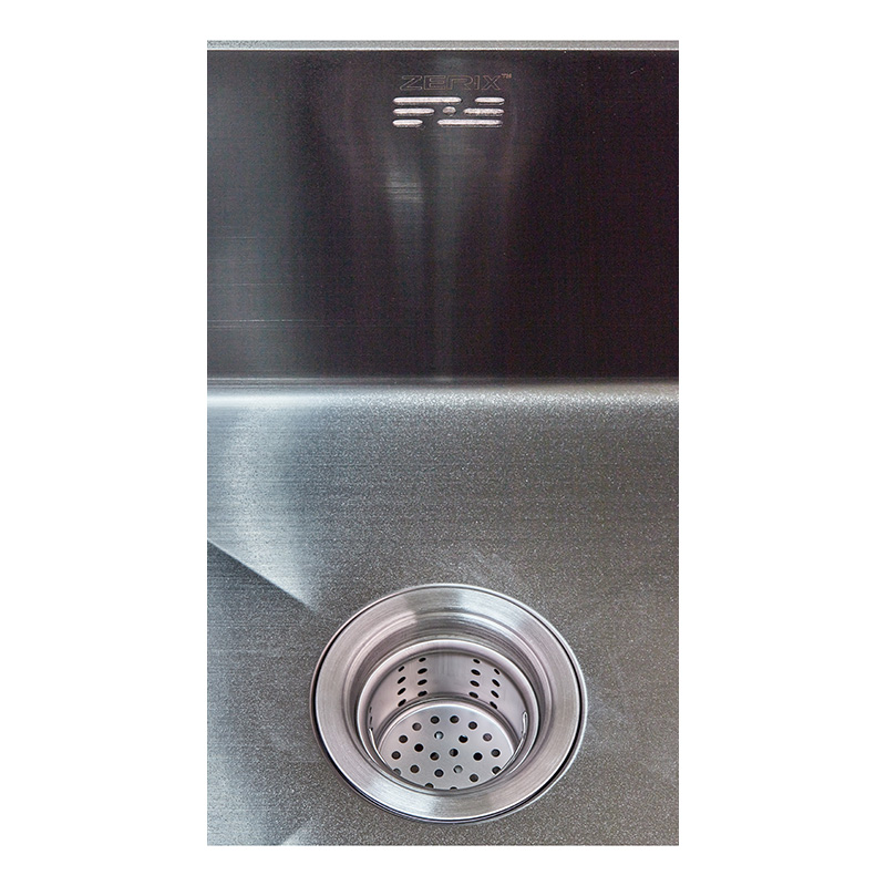 Мойка Zerix ZH4843B-215 (3.0/1.0) PVD-Black с сушилкой для посуды (ZM5555)