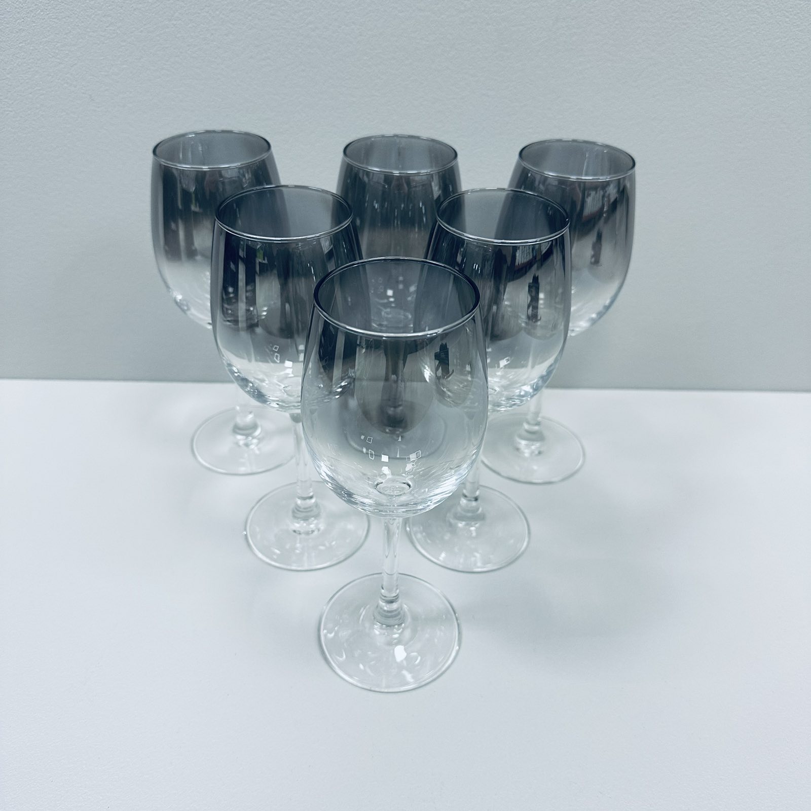 Набор бокалов для вина Luminarc Delice Mist J9397/4 360 мл 6 шт Черно-прозрачный (23552)