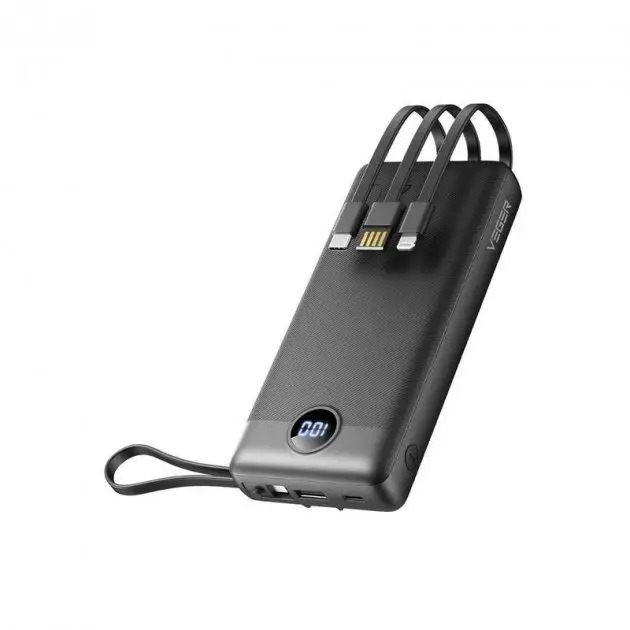 Портативний зарядний пристрій Power Bank Veger C20 20000 mAh порти USB та Type-C