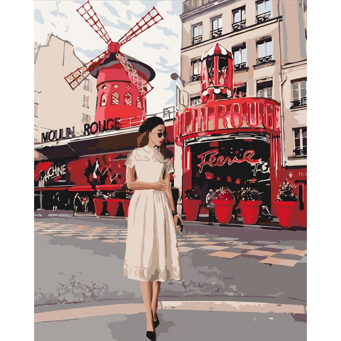 Картина за номерами Ідейка Moulin Rouge 40 х 50 см (MKHO4657)