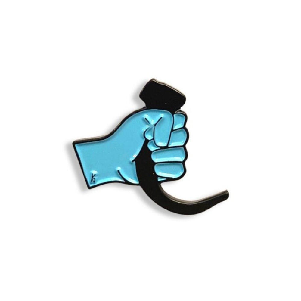 Значок BROCHE Анестезия синий BRGV113019