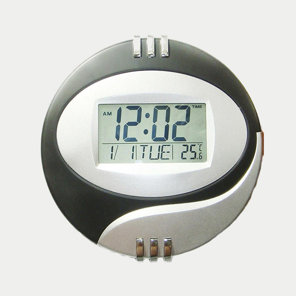 Электронные часы Noisy КК 6870 LED Черный/Серебристый